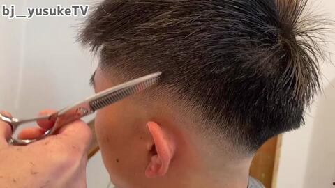短碎发男理发视频