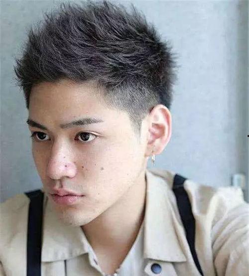 短碎发男理发视频
